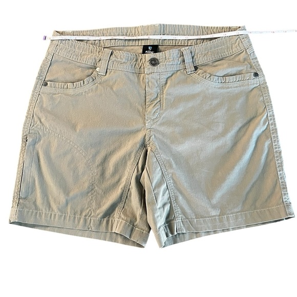 Kuhl Tan Cargo Shorts Versatile Summer Essential Women’s Size 10 - Picture 5 of 11
